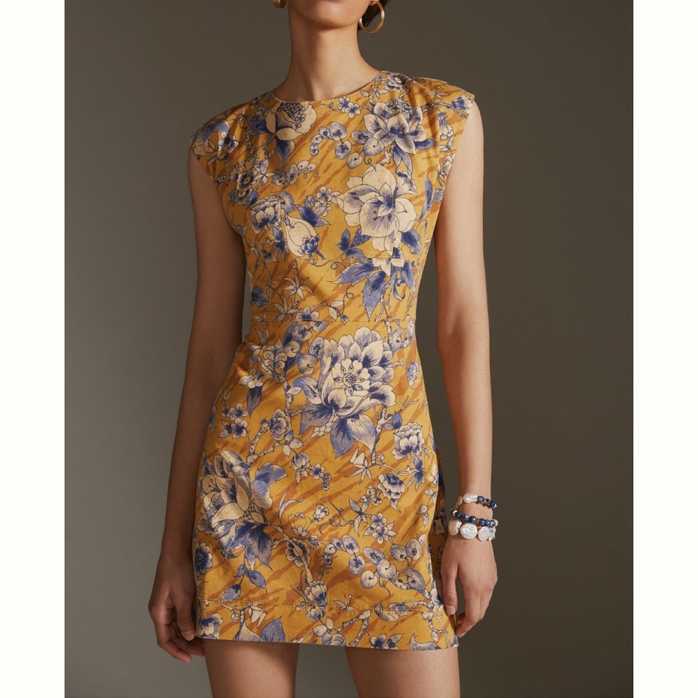 *Anthropologie Tie Back Utility Dress - Picture 1 of 6